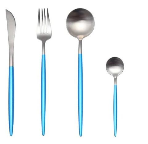 Besteckset | 24-teilig | Edelstahl | Stilvoll | Komplett | Luxus | Messer | Gabel | Löffel-Luzern Mode