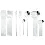 Besteckset | Edelstahl | 24-teilig | Komplett | Luxuriös | Geschenk | 4-Personen-Silber-Luzern Mode