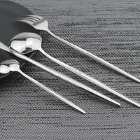 Besteckset | Edelstahl | 24-teilig | Komplett | Luxuriös | Geschenk | 4-Personen-Luzern Mode