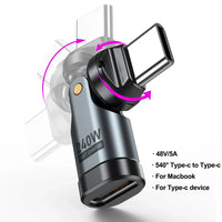 240W USB-C to USB-C Rotating Fast Charge Adapter – Buy 1, Get 1 FREE-State of Style