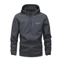 Herren Outdoorjacke leicht & atmungsaktiv mit abnehmbarer Kapuze – Elian