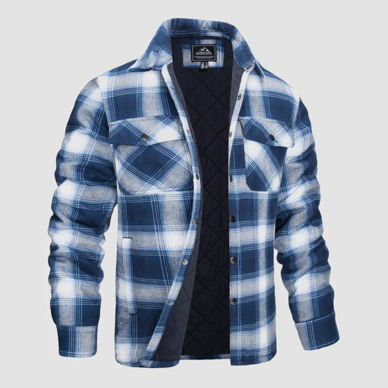 Herren Holzfällerjacke kariert mit warmer Fütterung – Magnus