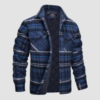 Herren Holzfällerjacke kariert mit warmer Fütterung – Magnus
