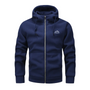 Herren Fleecejacke mit Kapuze & Reißverschluss – Sören