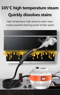 Dampfreiniger | Hochdruck 2800W Einstellbar Vielseitig Effektiv-Luzern Mode