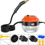 Dampfreiniger | Hochdruck 2800W Einstellbar Vielseitig Effektiv-Orange-Luzern Mode
