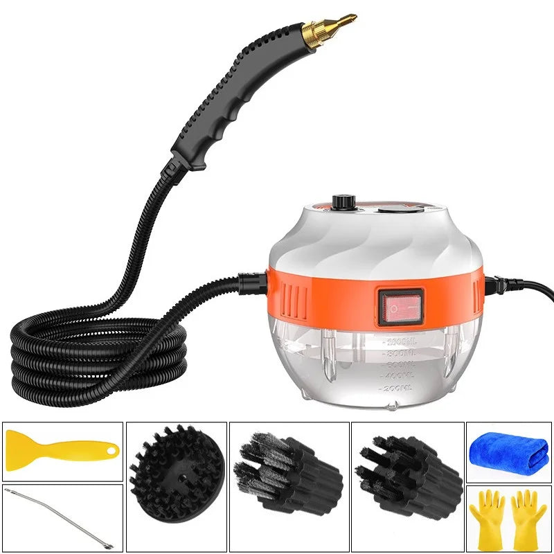 Dampfreiniger | Hochdruck 2800W Einstellbar Vielseitig Effektiv-Weiß-Luzern Mode
