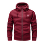 Herren Fleecejacke mit Kapuze & Reißverschluss – Sören