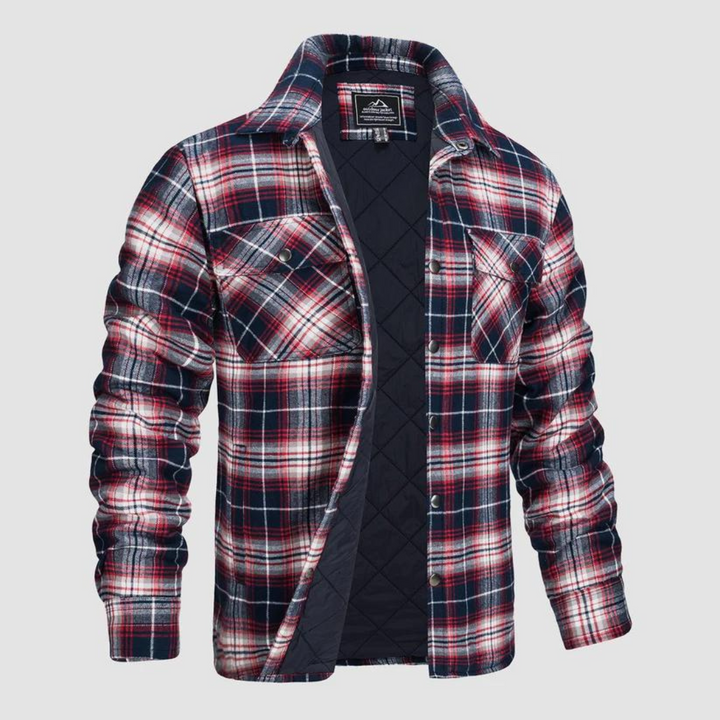 Herren Holzfällerjacke kariert mit warmer Fütterung – Magnus