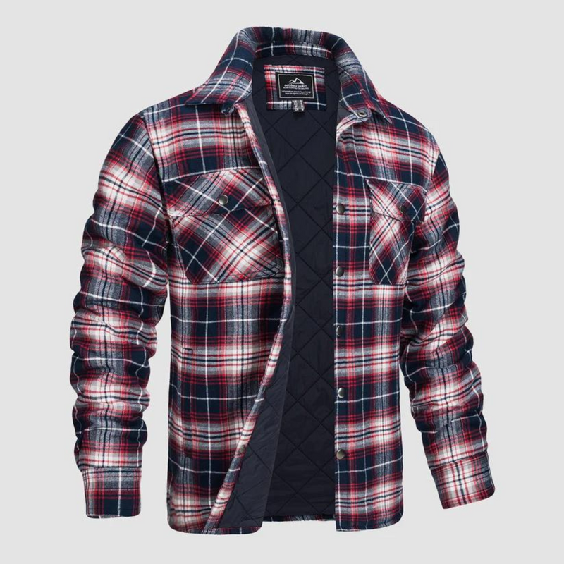 Herren Holzfällerjacke kariert mit warmer Fütterung – Magnus