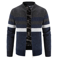 Herren Gestreifter Herbstpullover – Tobias
