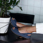 Orthopädische Damen Komfortsandalen mit niedrigem Absatz – Livana