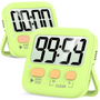 Digitale Küchen-Timer | 2er-Pack | Groß | Vielseitig | Magnetisch | Deutlich-Hellgrün-Luzern Mode