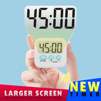 Digitale Küchen-Timer | 2er-Pack | Groß | Vielseitig | Magnetisch | Deutlich-Luzern Mode