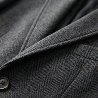 3-Piece Herringbone Patterned Suit - Leonard