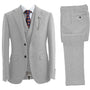 3-Piece Herringbone Patterned Suit - Leonard