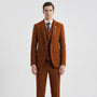 3-Piece Herringbone Patterned Suit - Leonard