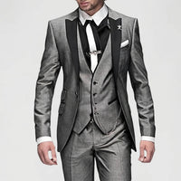 3-Piece Slim Fit Formal Suit - Seth