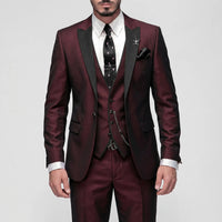 3-Piece Slim Fit Formal Suit - Seth