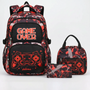 3-Teiliges Schulrucksack Set Im Gaming-Design - Luminoz