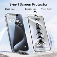 iPhone Bildschirmschutz | 3-in-1 | Ultrastark | Antikratz | Datenschutz-Luzern Mode