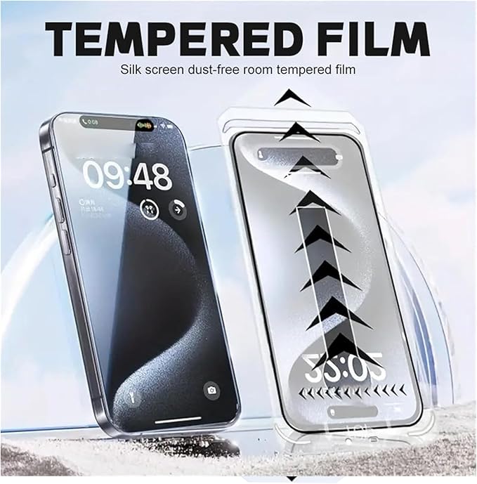 iPhone Bildschirmschutz | 3-in-1 | Ultrastark | Antikratz | Datenschutz-Luzern Mode