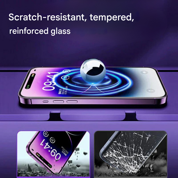 iPhone Bildschirmschutz | 3-in-1 | Ultrastark | Antikratz | Datenschutz-Luzern Mode