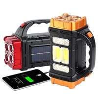 Notfall-Taschenlampe | 3-in-1 Powerbank Taschenlampe Solarbetrieben Wiederaufladbar Robust-Luzern Mode