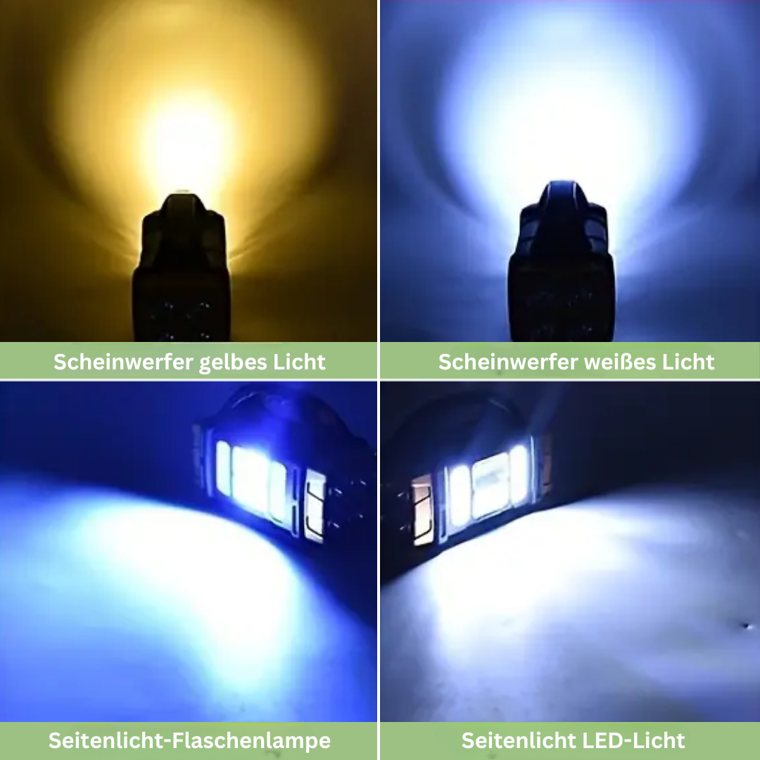 Notfall-Taschenlampe | 3-in-1 Powerbank Taschenlampe Solarbetrieben Wiederaufladbar Robust-Luzern Mode