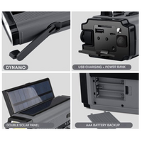Noodradio | Solarpanel | Dynamo | Powerbank | Taschenlampe | Wiederaufladbar-Luzern Mode