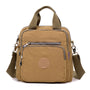 Damen Schultertasche Wasserdicht Nylon Alltagstasche-Beige-Luzern Mode