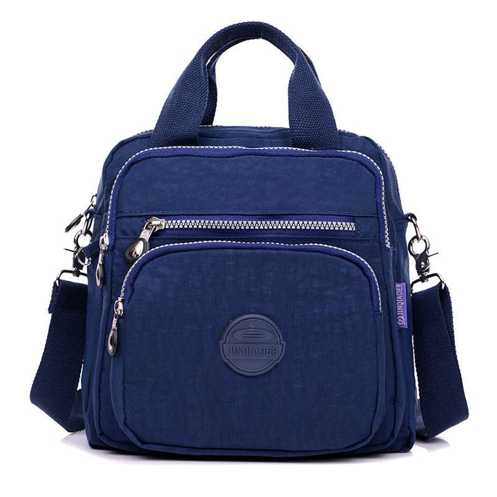 Damen Schultertasche Wasserdicht Nylon Alltagstasche-Dunkelblau-Luzern Mode