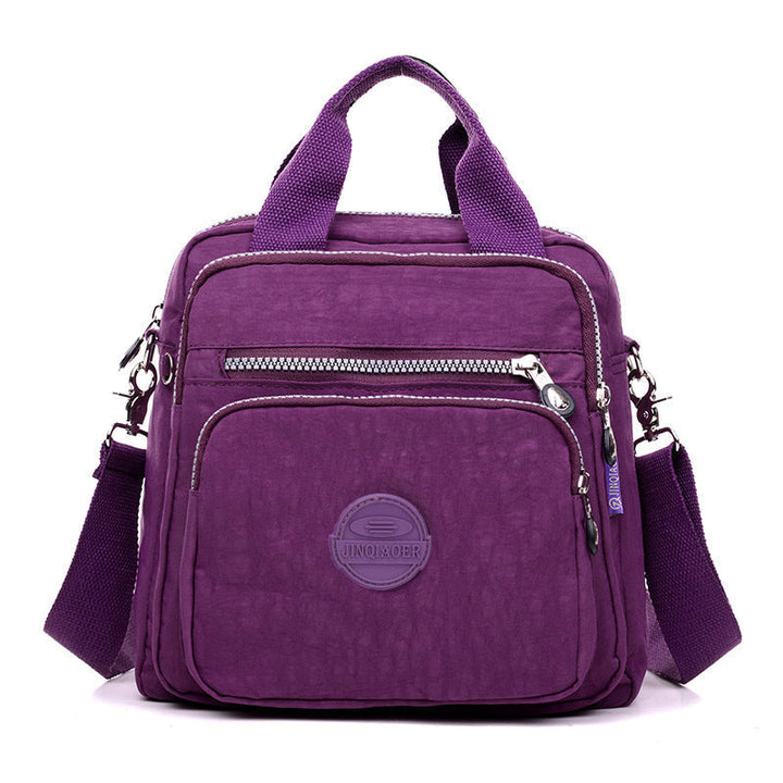 Damen Schultertasche Wasserdicht Nylon Alltagstasche-Lila-Luzern Mode