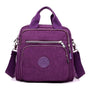 Damen Schultertasche Wasserdicht Nylon Alltagstasche-Lila-Luzern Mode