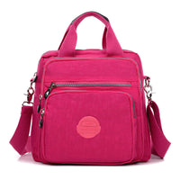 Damen Schultertasche Wasserdicht Nylon Alltagstasche-Rosa-Luzern Mode