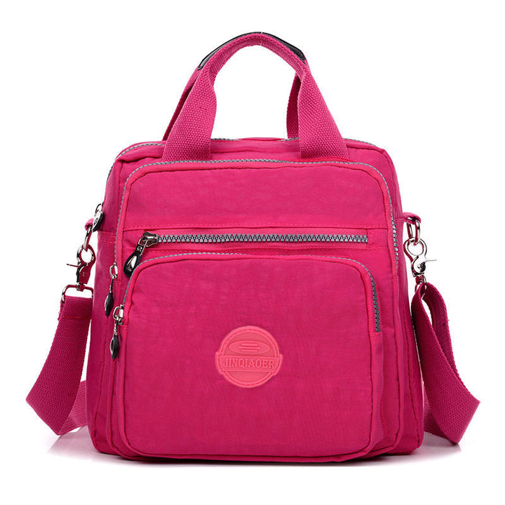 Damen Schultertasche Wasserdicht Nylon Alltagstasche-Rosa-Luzern Mode