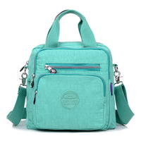 Damen Schultertasche Wasserdicht Nylon Alltagstasche-Smaragd-Luzern Mode