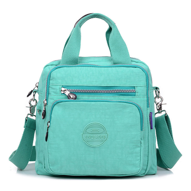 Damen Schultertasche Wasserdicht Nylon Alltagstasche-Smaragd-Luzern Mode