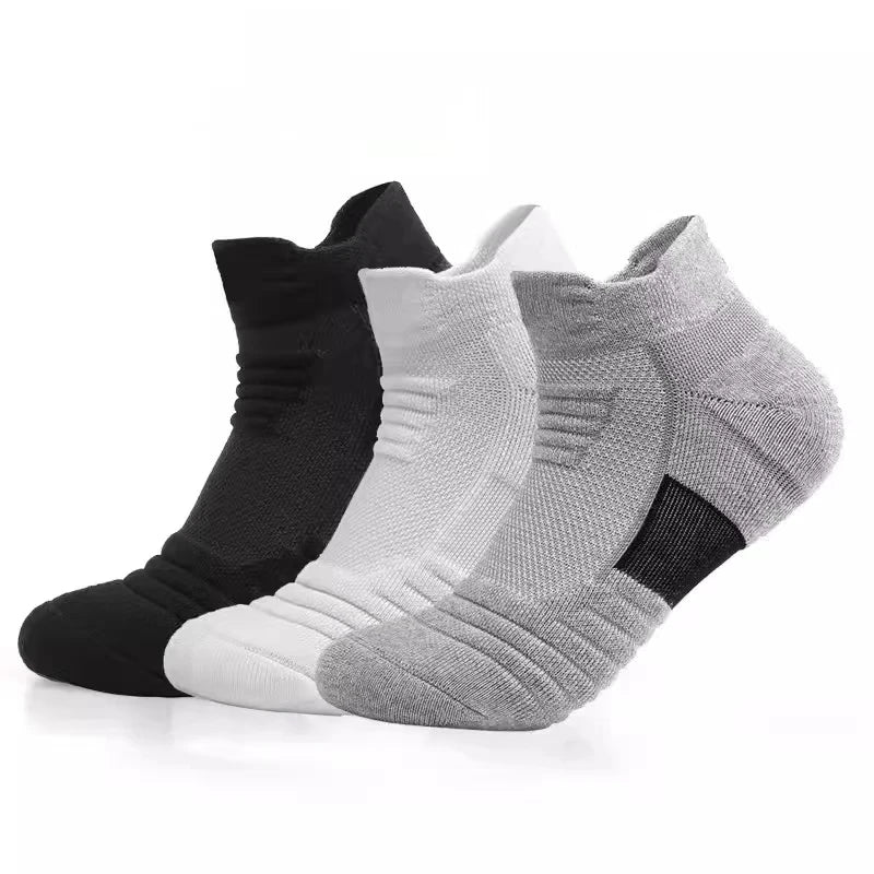 3er Pack Damen Sportsocken - Atmungsaktiv und Bequem-Schwarz-Luzern Mode