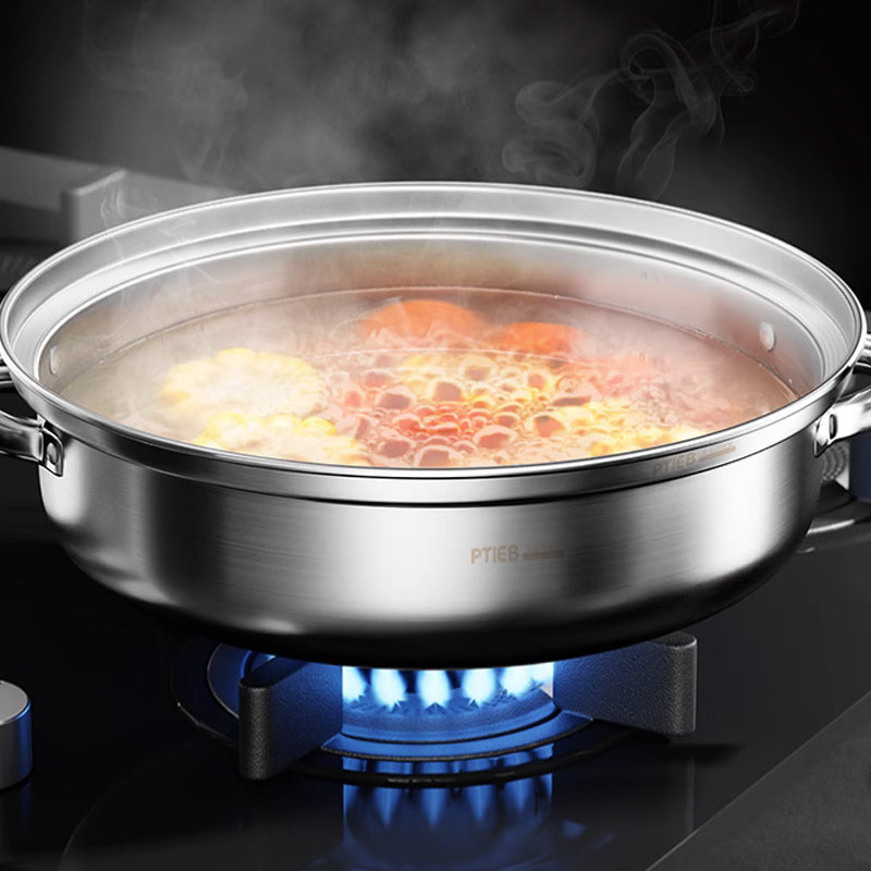 Dampfgarer | 3-Schicht Edelstahl Langlebig Vielseitig Praktisch Effizient-Luzern Mode
