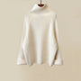 Damen Winter Outfit Set: Strickpullover, Weste & Hose-Oberteil-S-Luzern Mode