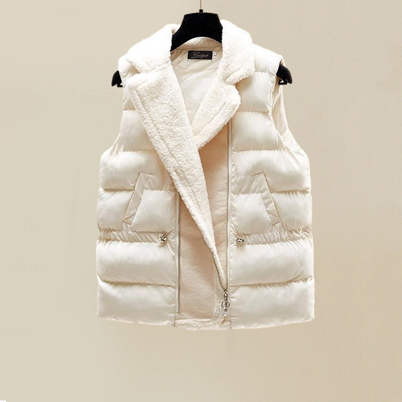 Damen Winter Outfit Set: Strickpullover, Weste & Hose-Weste-S-Luzern Mode