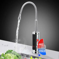 Elektrischer Wasserhahn | Sofort Warmwasser Display Sicher Langlebig FlowHeat-Luzern Mode
