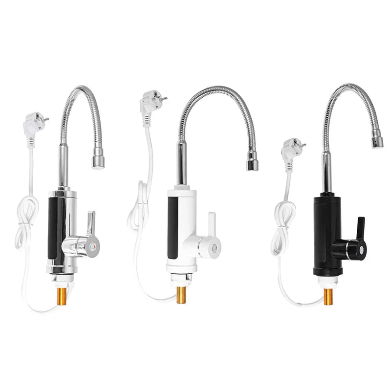 Elektrischer Wasserhahn | Sofort Warmwasser Display Sicher Langlebig FlowHeat-Luzern Mode