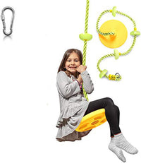 Kletterseil & Gartenschaukel mit Plattform – JungleRope