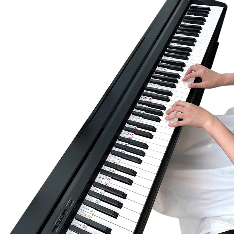 Abnehmbare Notenlabels aus Silikon für 88-Tasten-Pianos und Keyboards