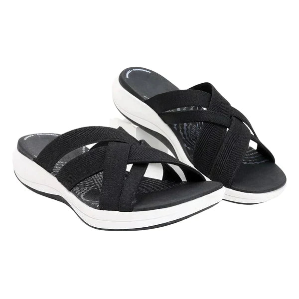 Luftige Sandalen mit orthopädischem Fußbett und Dämpfung – Riva