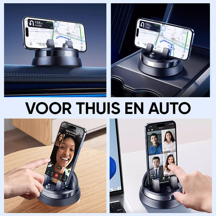 Handyhalterung fürs Auto | 360° Drehbar | Rutschfest | Stabil | Sicher-Luzern Mode