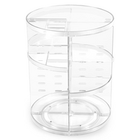 Make-up Organizer | Drehbar Vielseitig Geräumig Transparent Langlebig-Luzern Mode