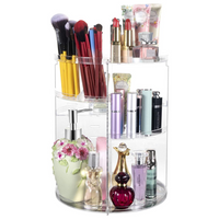 Make-up Organizer | Drehbar Vielseitig Geräumig Transparent Langlebig-Luzern Mode